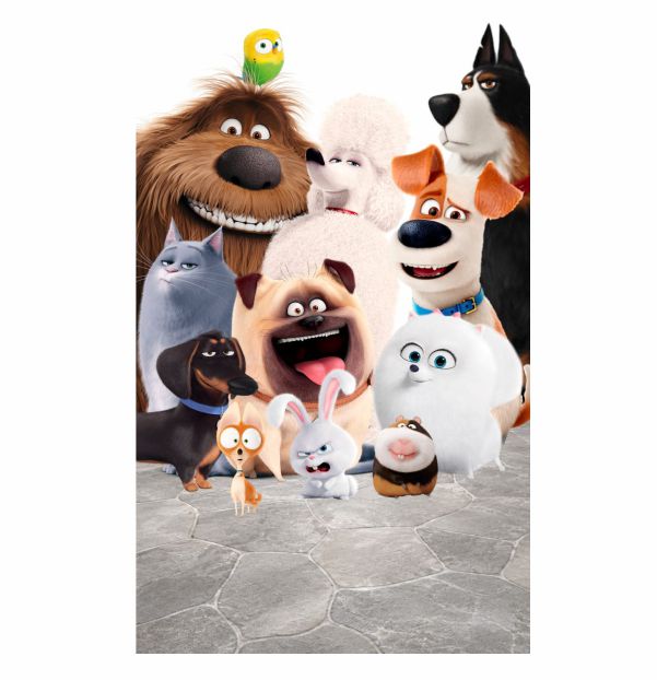 Painel 2.5x1.5m  A Vida Secreta Pet'